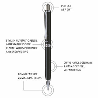A811AE-STERLING 0.5MM MEC.PENCIL BLACK BDY (WEB)