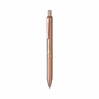 BL407 ENERGEL METAL-ROSE GOLD BODY BLACK INK (WEB)
