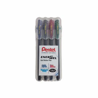BL417 ENERGEL 4PC PVC CASE SET (ABCD) INK (WEB)