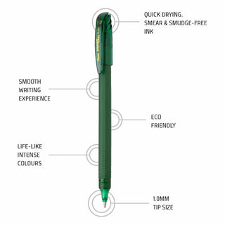 BL420-1.0MM ENERGEL POUCH GREEN INK (WEB)