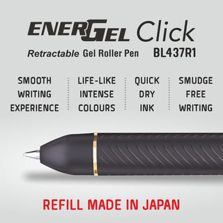 BL437R1 ENERGEL CLICK-1PC BOX BLUE(C)INK (WEB)