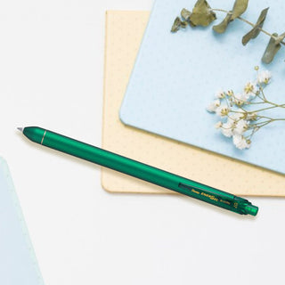 BL437R2 Energel Click 1PC Blister  Met.Green Bdy GreenINK (WEB)