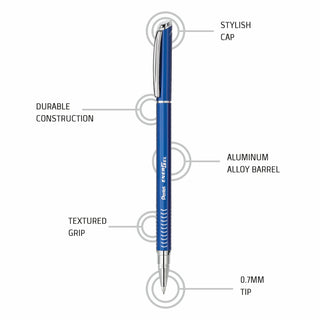 BL457-EG METAL LITE 1PC BLST BLUE BDY/BLUE INK (WEB)