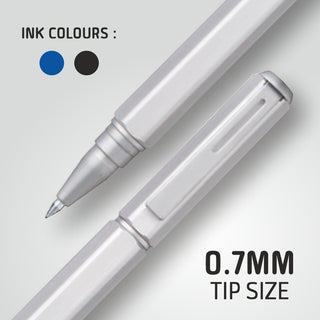 BL6672CE ENERGEL SILVER BDY BLU INK (WEB)