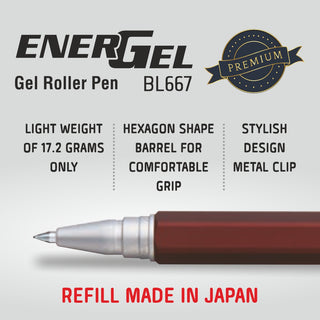 BL667ECE ENERGEL BRWN BDY BLU INK  (WEB)
