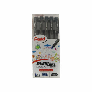 BLN415 ENERGEL(GREY)5PC SET BLACK(A)INK (WEB)