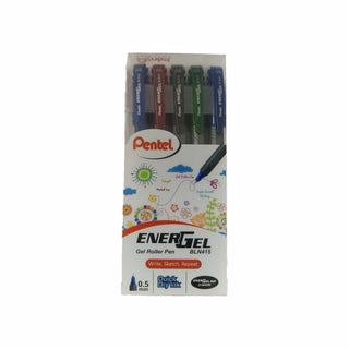 BLN415 ENERGEL (GREY) 5PC SET MIX INK (WEB)