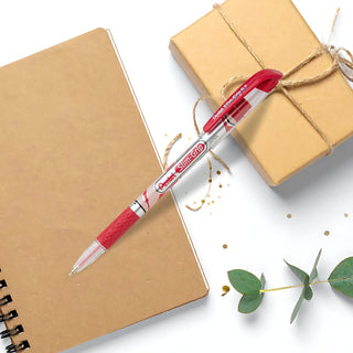 SLIMGRIP 0.7 MM BALL PEN 10PC SET RED INK (WEB)