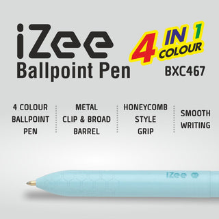 BXC467 IZEE 4-IN-1 -SKY BLUE 1PC BLISTER 0.7MM (WEB)