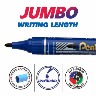 N450 PM MARKER -10PC BOX BLUE(C)INK (WEB)