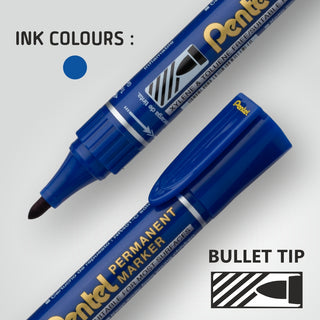 N450 PM MARKER -10PC BOX BLUE(C)INK (WEB)