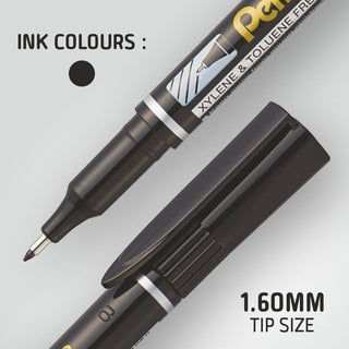NF450-0.6 PM MARKER -10PC BOX BLACK(A)INK (WEB)