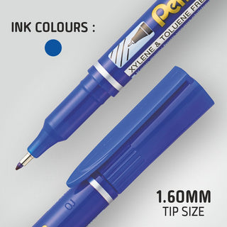NF450-0.6 PM MARKER -10PC BOX BLUE(C)INK (WEB)