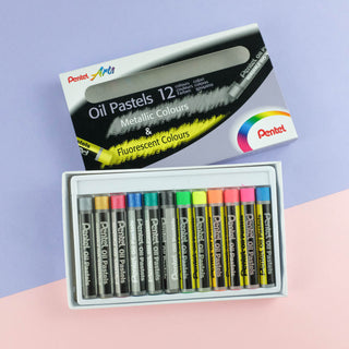 PHN MF12 OIL PASTEL FLUO & METALL 12 CLR SET(WEB)