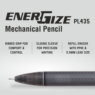 PL435 0.5MM PENCIL 1PC PCH BLACK BODY (WEB)