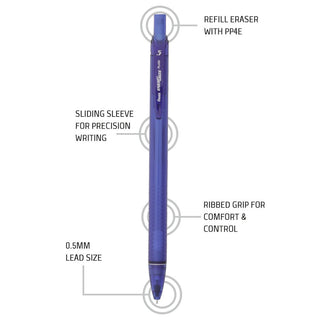 PL435 0.5MM PENCIL 1PC PCH BLUE BODY (WEB)