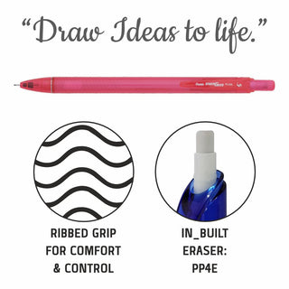 PL435 0.5MM PENCIL 1PC PCH PINK BODY (WEB)