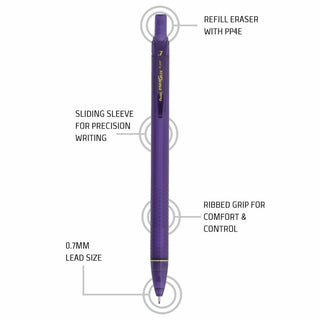 PL437 0.7MM PENCIL 1PC PCH VIOLET BODY (WEB)