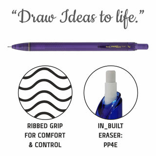 PL437 0.7MM PENCIL 1PC PCH VIOLET BODY (WEB)