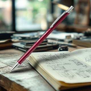 PL445 0.5MM M.PENCIL 1PC BOX RED BODY (WEB)