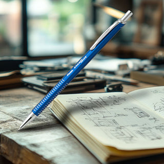 PL447 0.7MM M.PENCIL 1PC BOX BLUE BODY (WEB)