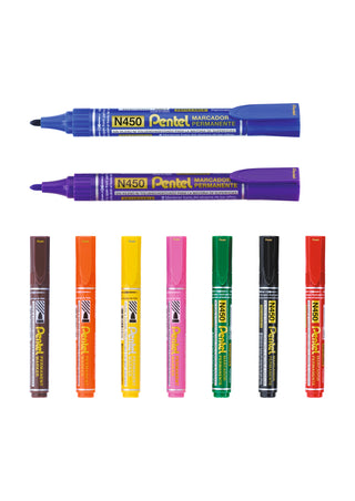 N450 PM MARKER -10PC BOX BROWN(E)INK (WEB)