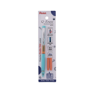 QE425 0.5MM M.PENCIL 1PC BLISTER GREEN (WEB)