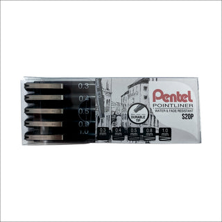 S20P 5PC SET 2 POINTLINER WB INK PEN(WEB)