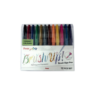 SES15C-BR. SIGN PEN 12PCSET(ABCDYNEFGPSV)(WEB)