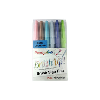 SES15C-B.SIGN PEN -6PC SET(P3E2S2N2V2K)(WEB)