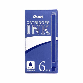 TRFR-CARTRIDGE 6PC BOX FOR FOUNTAIN PEN BLU INK(WEB)