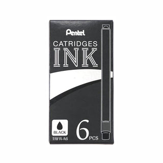TRFR-CARTRIDGE  6PC BOX FOR FOUNTAIN PEN BLK INK(WEB)