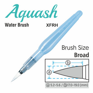 XFRH-AQUASH WATER BRUSH-BROAD(B)(WEB)