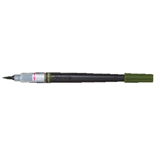 XGFL-COLOUR BRUSH PEN-OL GREEN(115X)(10PC BX)(WEB)
