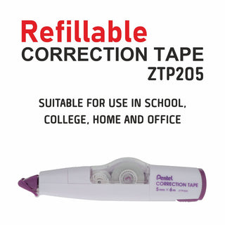 ZTP205 REFILABLE COR.TAPE 6M 1PC BLST MIX BDY(WEB)